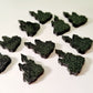 18mm BLACK GLITTER Acrylic HAUNTED HOUSES