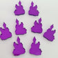 18mm PURPLE MIRROR Acrylic HAUNTED HOUSES