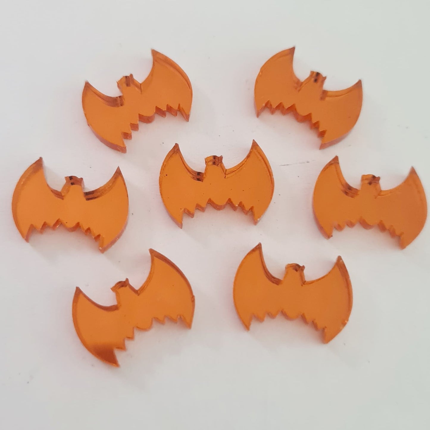 15mm ORANGE MIRROR Acrylic BATS