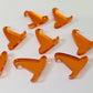 15mm ORANGE MIRROR Acrylic WITCHES HATS