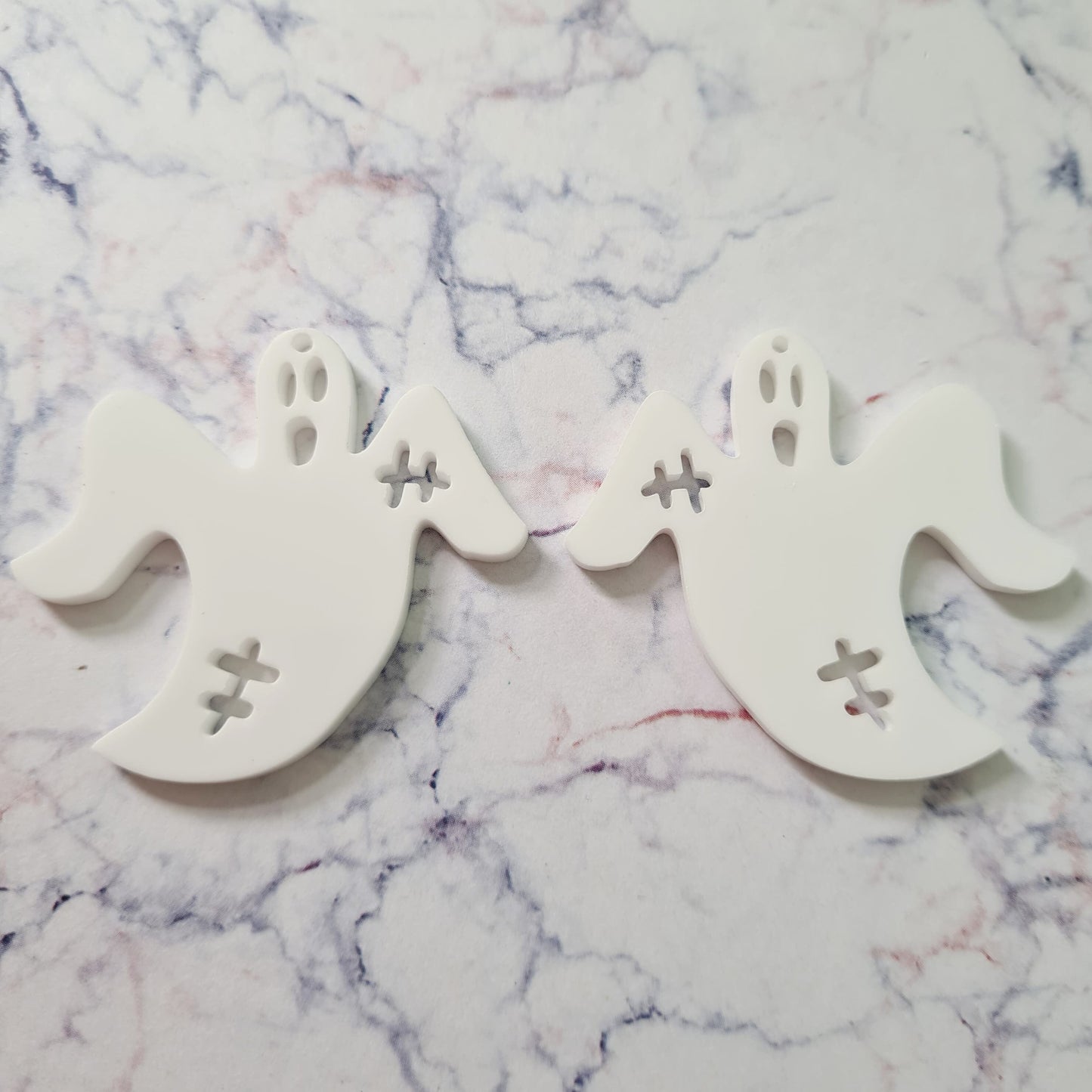 45mm WHITE Acrylic GHOSTS