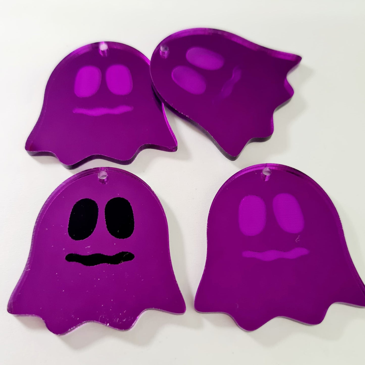 40mm PURPLE MIRROR Acrylic GHOSTS