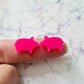 16mm HOT PINK Acrylic PIGS