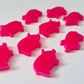 16mm HOT PINK Acrylic PIGS