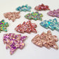 35mm CHUNKY GLITTER Acrylic CHRISTMAS TREE MIXED Pack