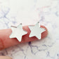 16mm SILVER MIRROR Acrylic STAR Toppers/Studs