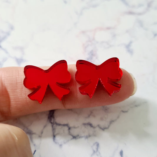 16mm RED MIRROR Acrylic BOWS