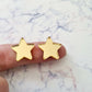 16mm GOLD MIRROR Acrylic STAR Toppers/Studs