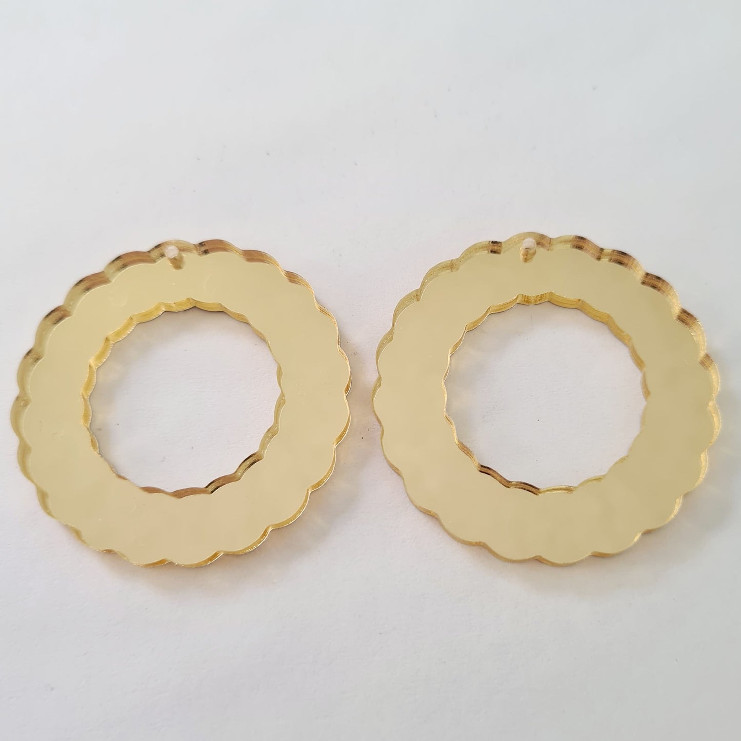 40mm GOLD MIRROR Acrylic WREATHS