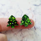 16mm CHUNKY GREEN Glitter CHRISTMAS TREES