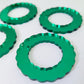 40mm DARK GREEN MIRROR Acrylic WREATHS