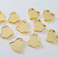 14mm GOLD MIRROR Acrylic BELLS