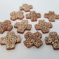 20mm ROSE GOLD GLITTER Acrylic CROSSES