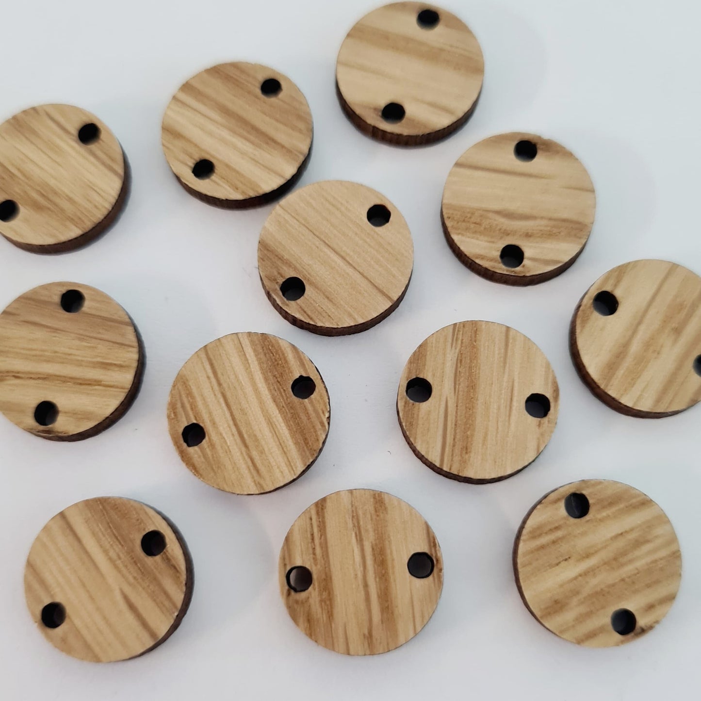 14mm OAK Veneer CIRCLE CONNECTORS