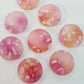 20mm FRANGIPANI PETAL Acrylic CIRCLES