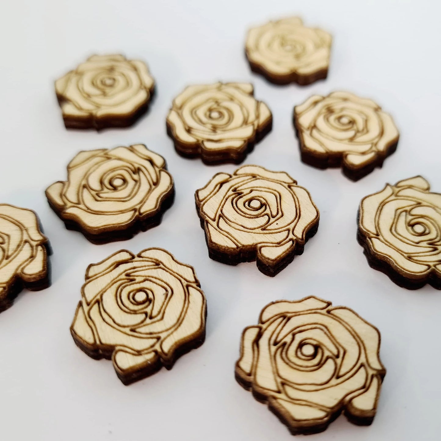 17mm Birch ROSES