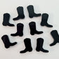 15mm GLOSSY BLACK Acrylic BOOTS