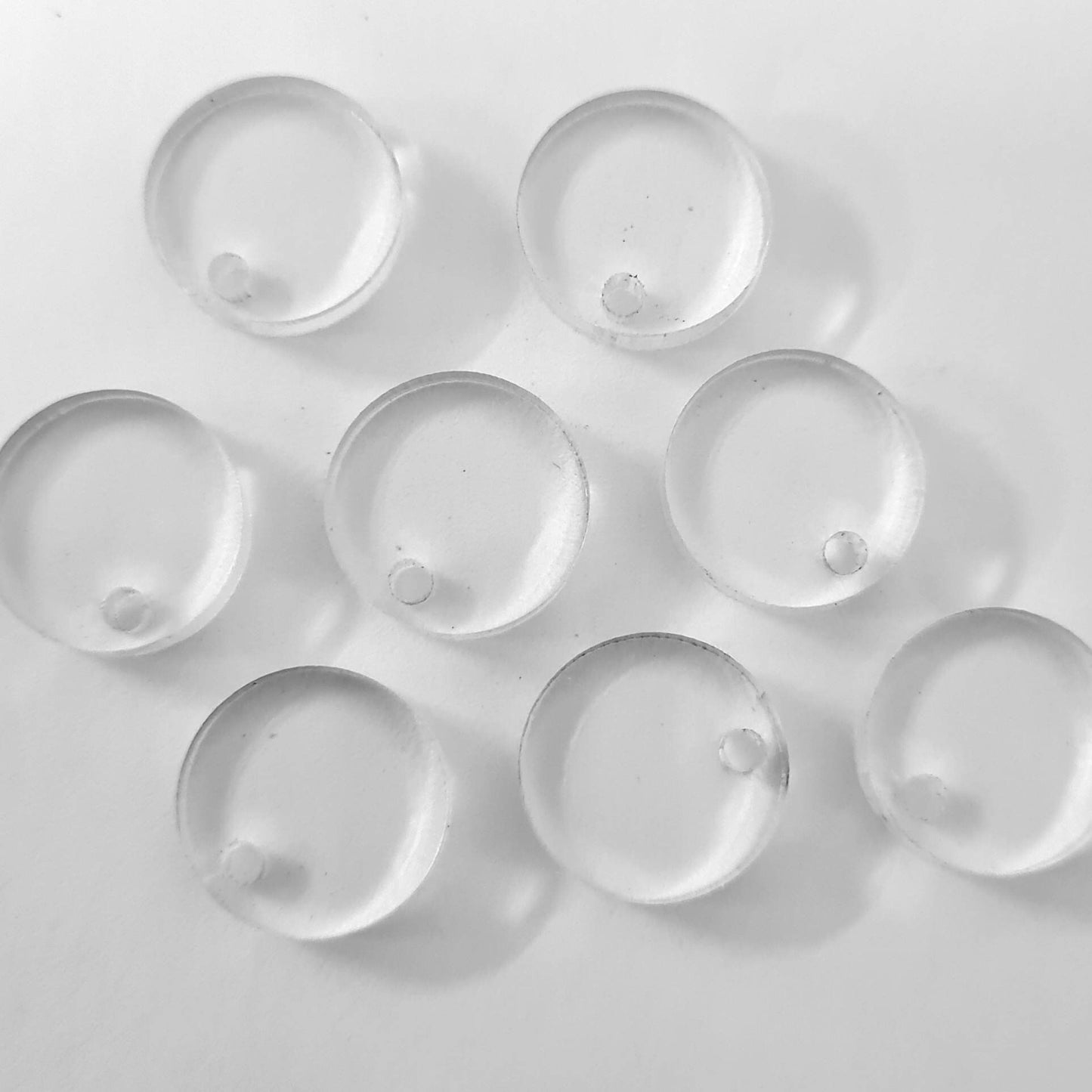 14mm CLEAR Acrylic Toppers/Studs