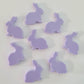 15mm PASTEL PURPLE Acrylic BUNNIES