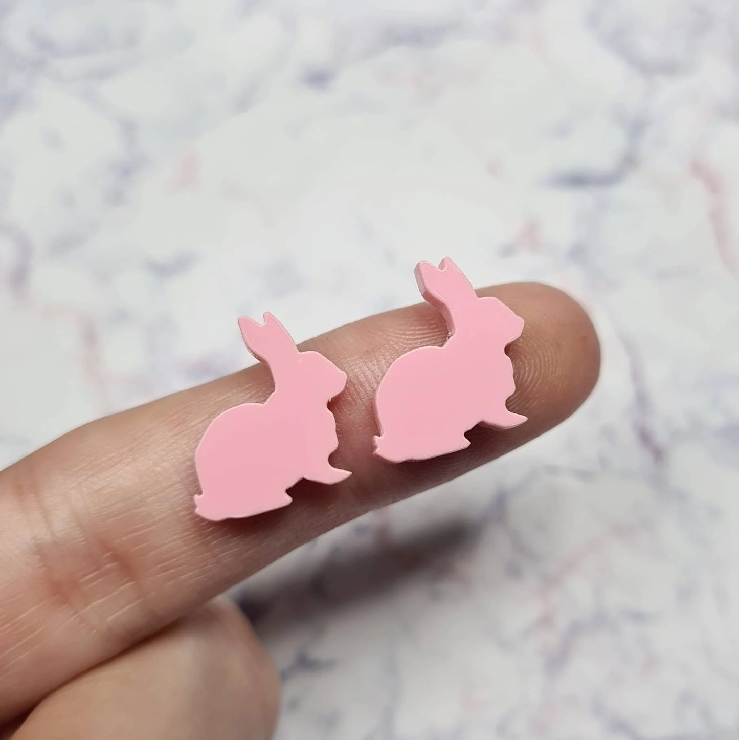 15mm PASTEL Acrylic BUNNY Mixed Pack