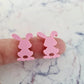 18mm PASTEL Acrylic BUNNY MIXED Pack