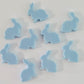 15mm PASTEL BLUE Acrylic BUNNIES