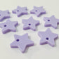 16mm PASTEL PURPLE Acrylic STAR Toppers/Studs