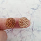 14mm FINE GLITTER Acrylic CIRCLE MIXED PACK