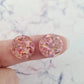 14mm CHUNKY GLITTER Acrylic CIRCLE MIXED PACK