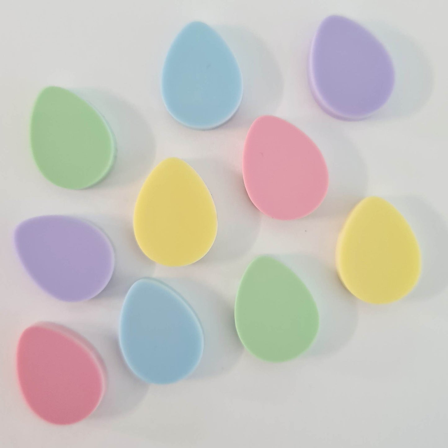 16mm PASTEL Acrylic EGG Mixed Pack