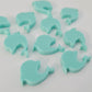 15mm PASTEL TURQUOISE (AQUA) Acrylic DOLPHINS