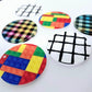 38mm GINGHAM/BRICK Acrylic DANGLES MIXED PACK