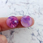 14mm JACARANDA PETAL Acrylic Toppers/Studs