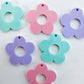 30mm PASTEL Acrylic FLOWERS MIXED PACK