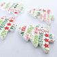 35mm CHRISTMAS TEXT Acrylic TREES