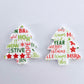 35mm CHRISTMAS TEXT Acrylic TREES