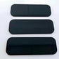 70mm GLOSSY BLACK Acrylic NAME BADGE BLANKS