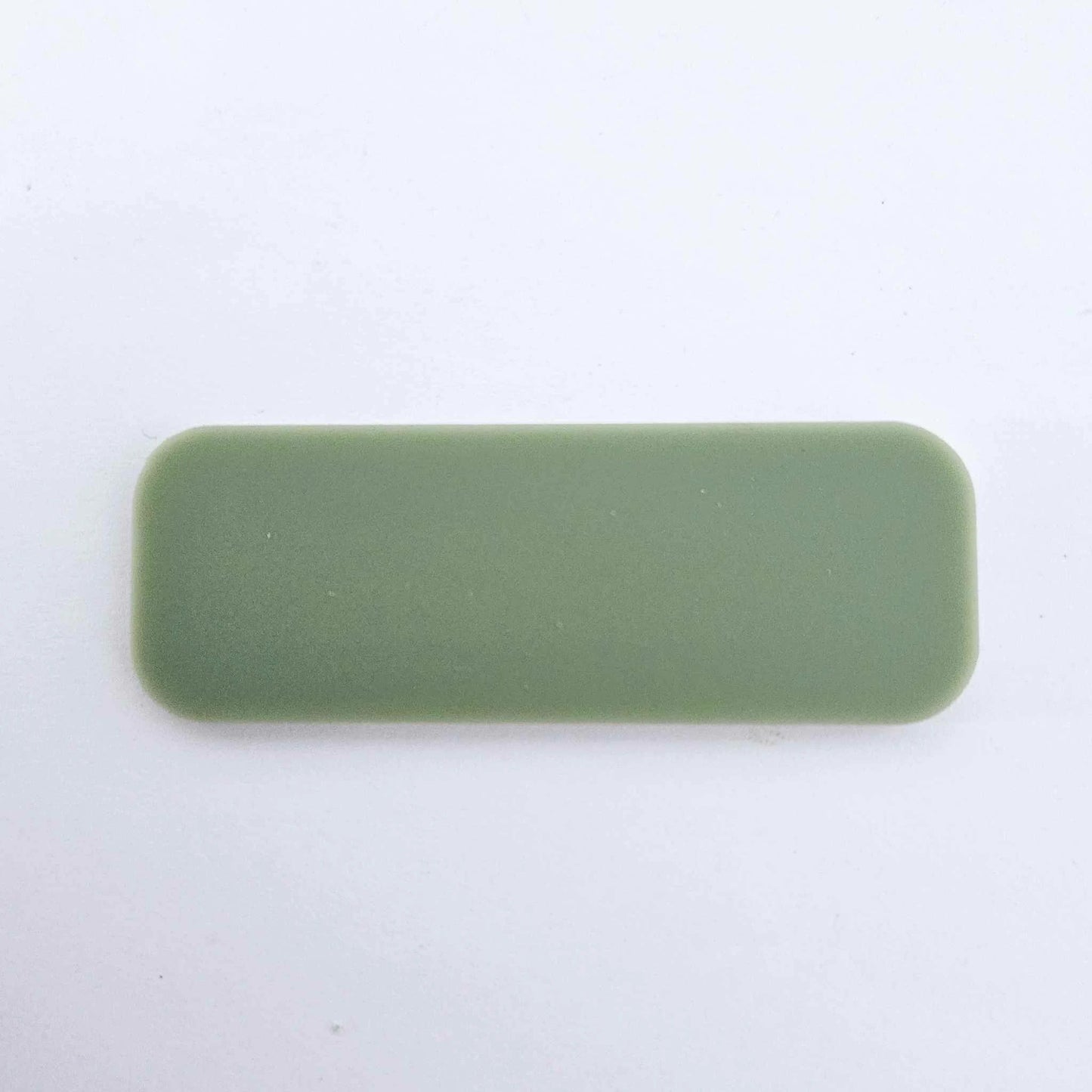 70mm OLIVE GREEN Acrylic NAME BADGE BLANK