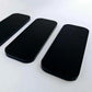 70mm GLOSSY BLACK Acrylic NAME BADGE BLANKS