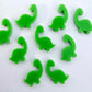 15mm LIME GREEN Acrylic BRONTOSAURUS