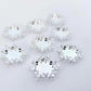 16mm SILVER MIRROR Acrylic SNOWFLAKES