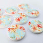 20mm FLORAL BLOOM Acrylic CIRCLES