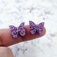 15mm GLITTER Acrylic BUTTERFLY MIXED PACK