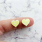 10mm POLKA DOT Acrylic HEART MIXED PACK