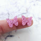 15mm GLITTER Acrylic BUTTERFLY MIXED PACK