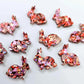 15mm CHUNKY LOVE GLITTER Acrylic Bunnies