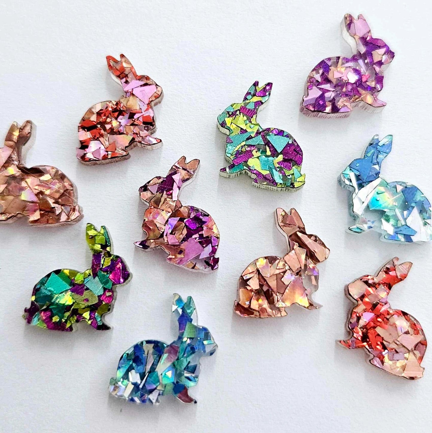 15mm CHUNKY GLITTER Bunny MIXED Pack.