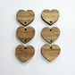 18mm WALNUT VENEER 3 Layered HEARTS