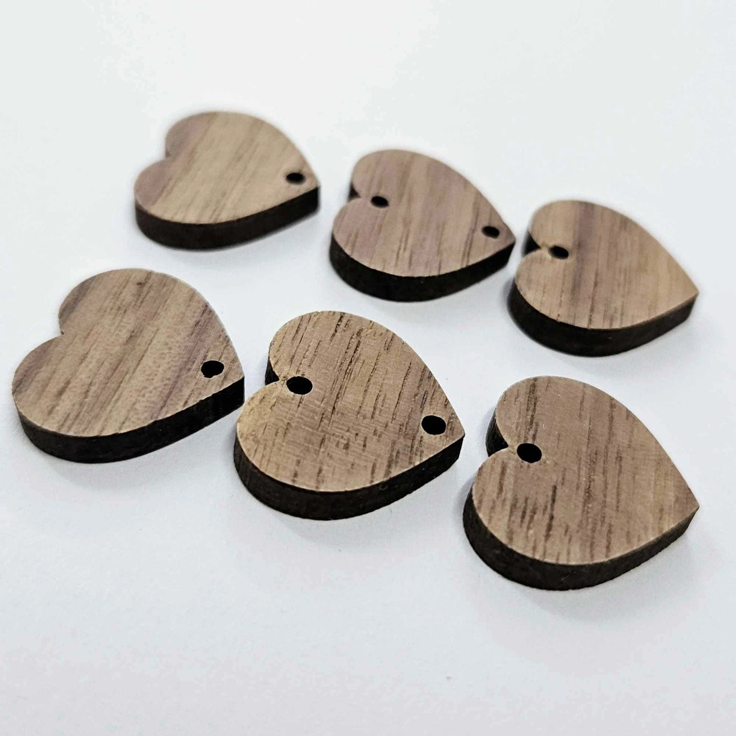 18mm WALNUT VENEER 3 Layered HEARTS