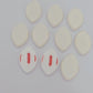 white football NRL AFL sports team DIY earring supplies laser cut acrylic studs blanks